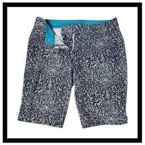 Ann Taylor Shorts - Ann Taylor Women's shorts size 12 Blue/White Ann Taylor Shorts - Ann Taylor Women's shorts size 12 Blue/White